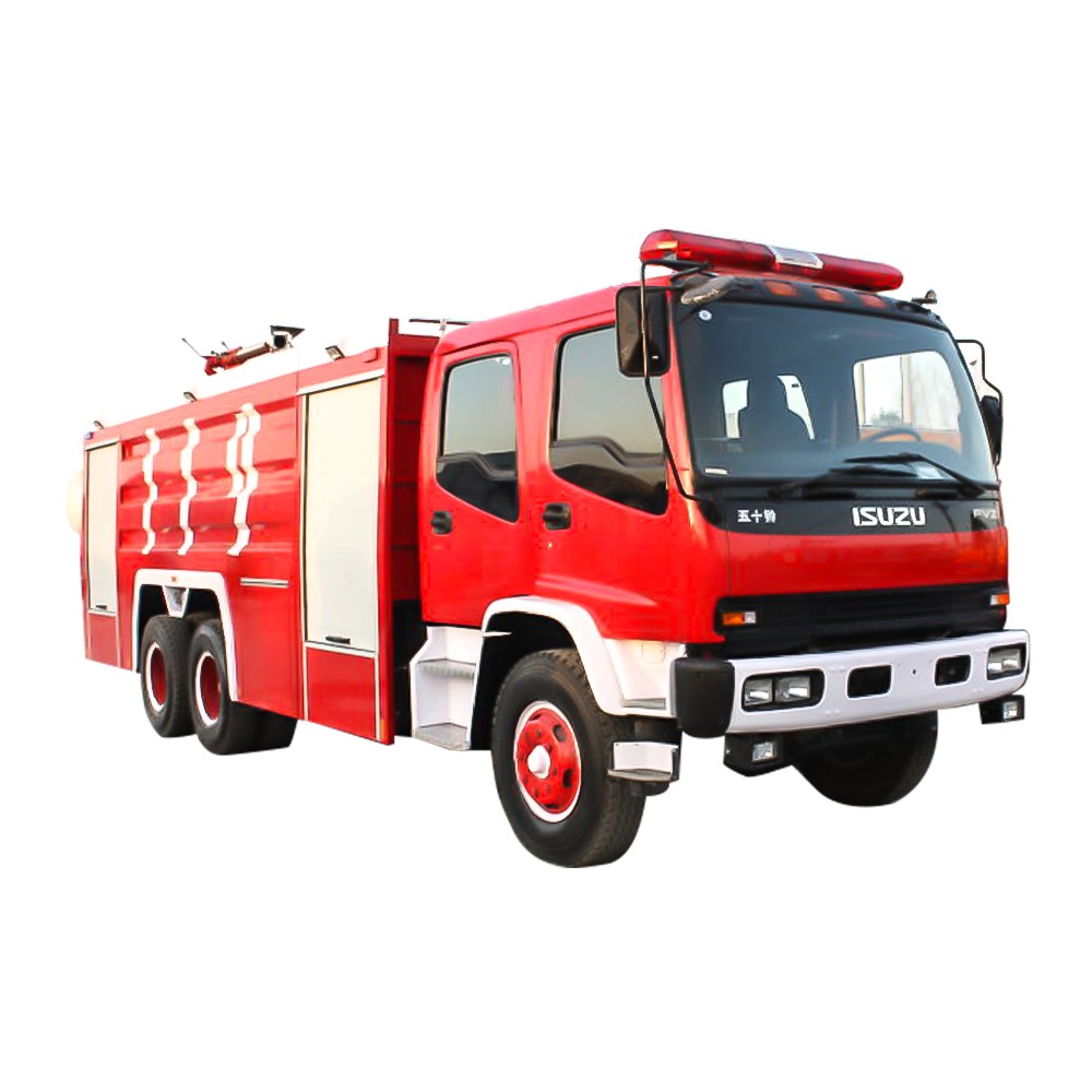 Brandweerladderwagen met 10 wielen